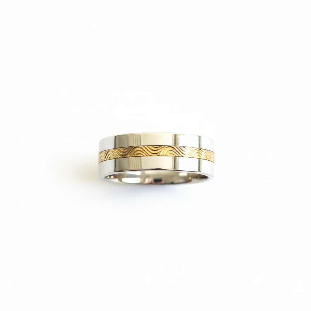Ring on white background