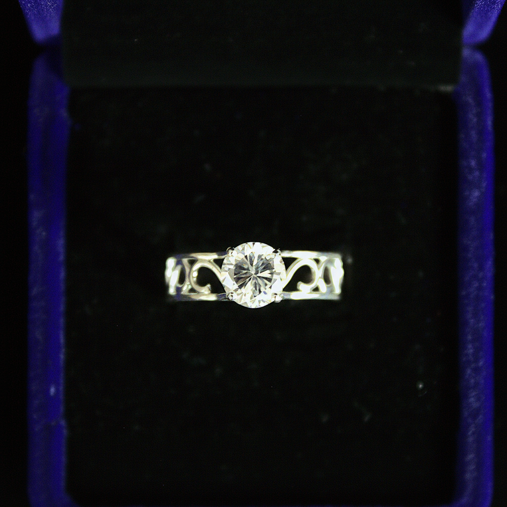 Sterling Silver Ring - Original Framing with Enhanced Clarity